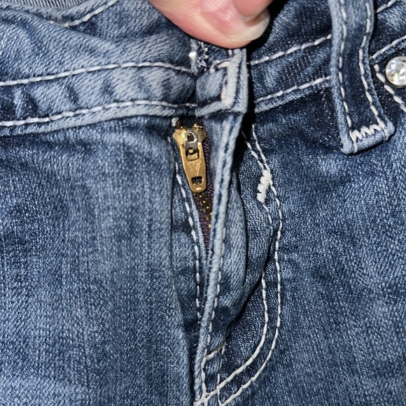 LOTS OF WEAR LEFT IN THESE SUPER CUTE VIGOSS THE NEW YORK BLING CAPRIS SIZE 9/10 - Picture 6 of 10